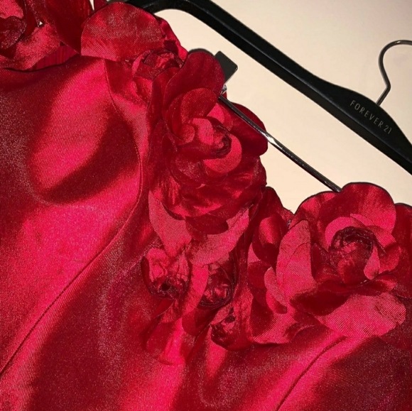 Red Sherri Hill Dress - Picture 3 of 4